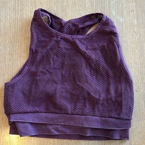 Crop top with built in bra